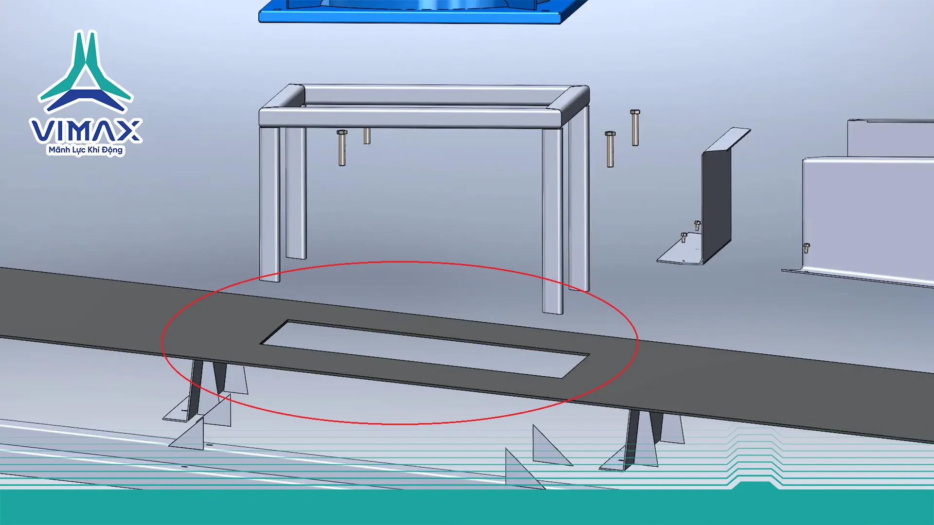 QUẠT HƯỚNG TRỤC GẮN MÁI – QUY TRÌNH LẮP ĐẶT CHUẨN KỸ THUẬT CHO NHÀ XƯỞNG CÔNG NGHIỆP 1 Lắp đặt quạt hướng trục gắn mái