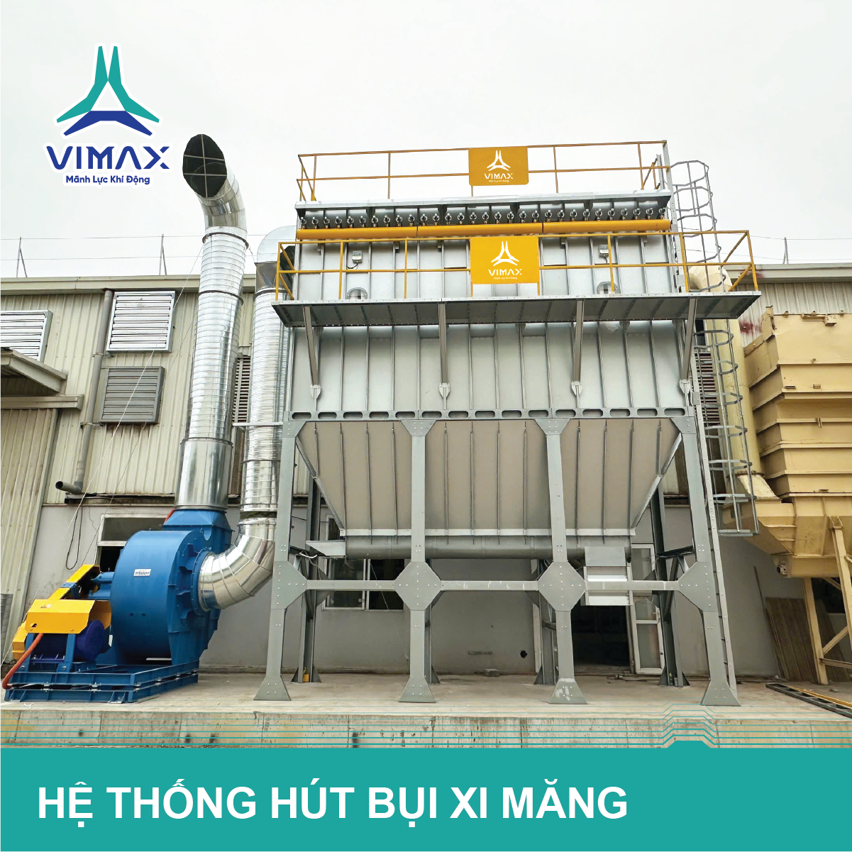 HỆ THỐNG HÚT BỤI THAN, XI MĂNG
