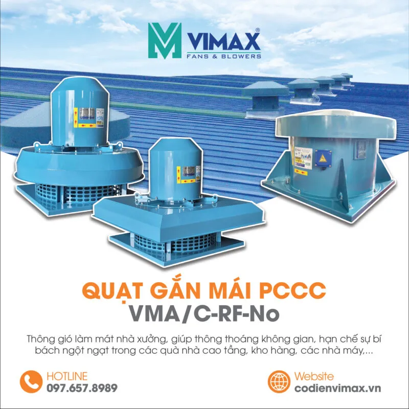 Tại sao nên sử dụng quạt hút mái nhà xưởng 1 quat gan mai hut khoi su co