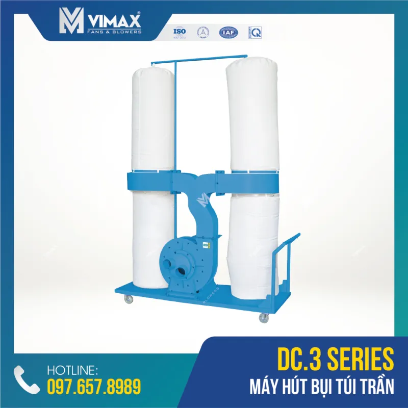 Các loại hệ thống hút bụi trong nhà xưởng phổ biến hiện nay 3 may hut bui tui tran DC3a 17 11zon