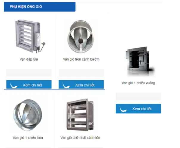 phan loai ong gio va van gio hien nay co dien