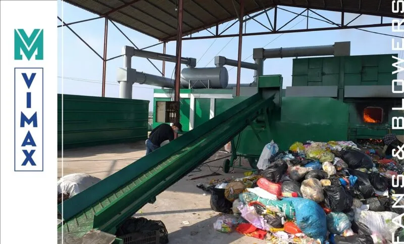 he thong xu ly khi thai lo dot rac