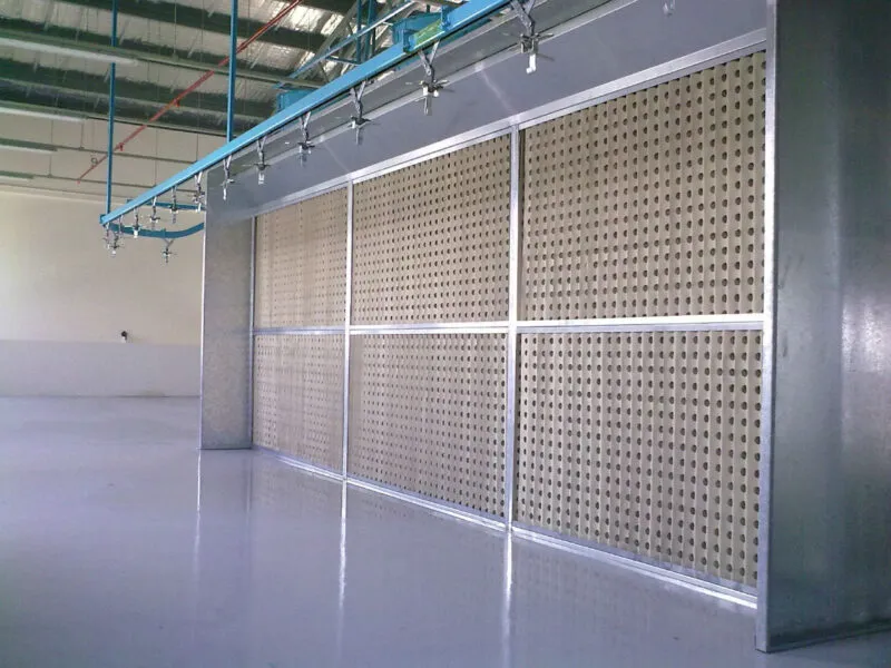 Buồng phun sơn khô là gì? Công dụng và đặc điểm của buồng phun sơn khô 2 buong phun son kho 1