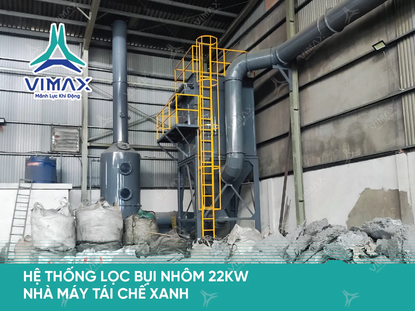 HE THONG LOC BUI NHOM 22KW – NHA MAY TAI CHE XANH 54