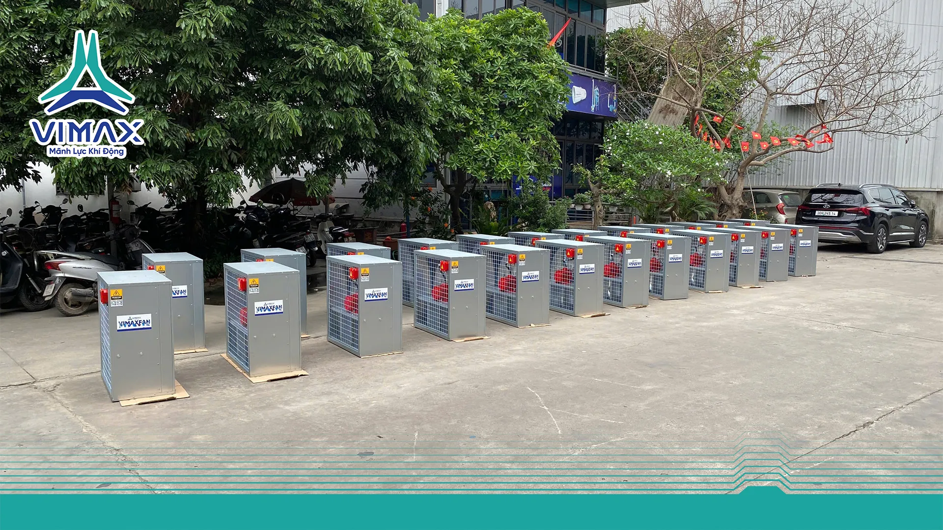 Quạt vuông trực tiếp 