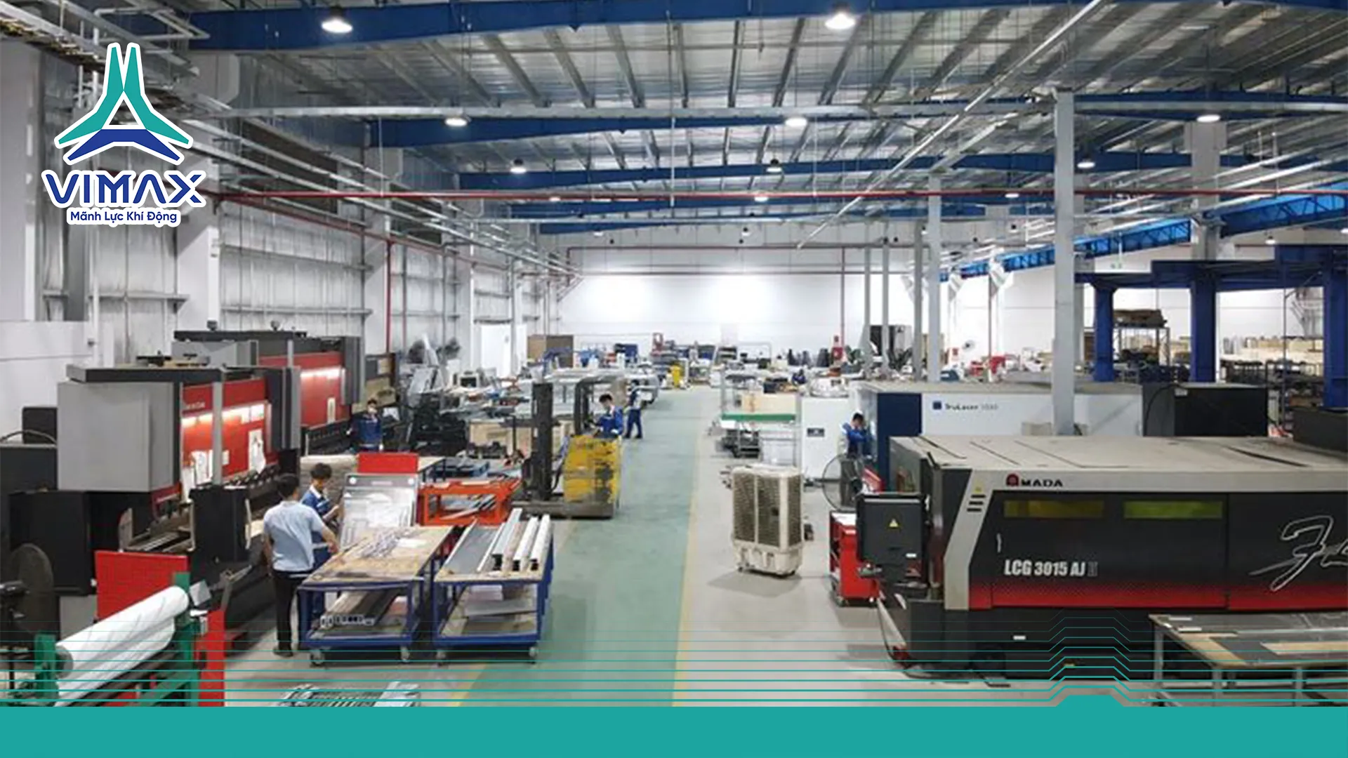 Nhà máy sử dụng hệ thống thông 